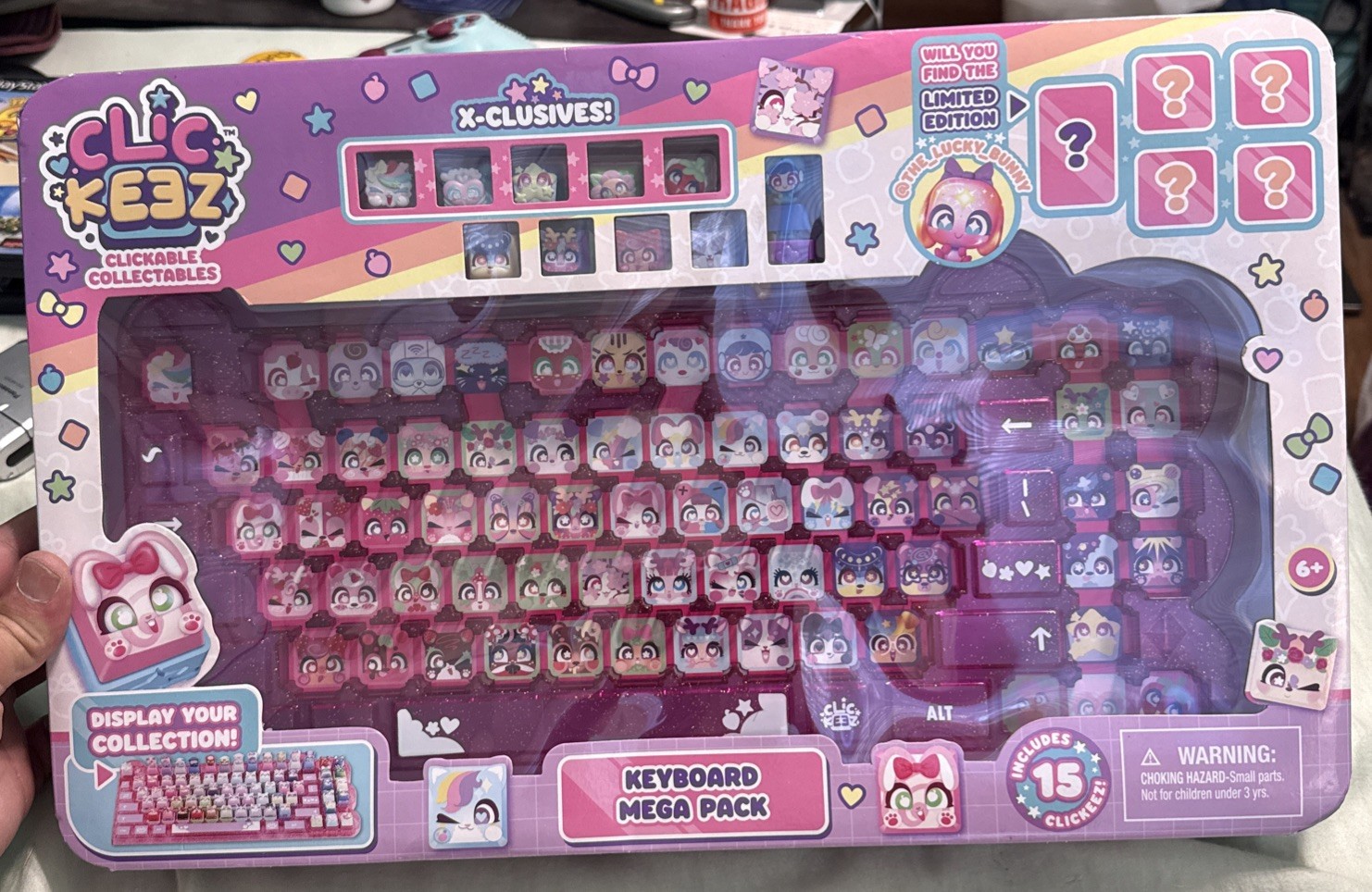 Clickeez Keyboard Custom Mega Pack Ultimate Starter Set W Storage 15 Super Keys
