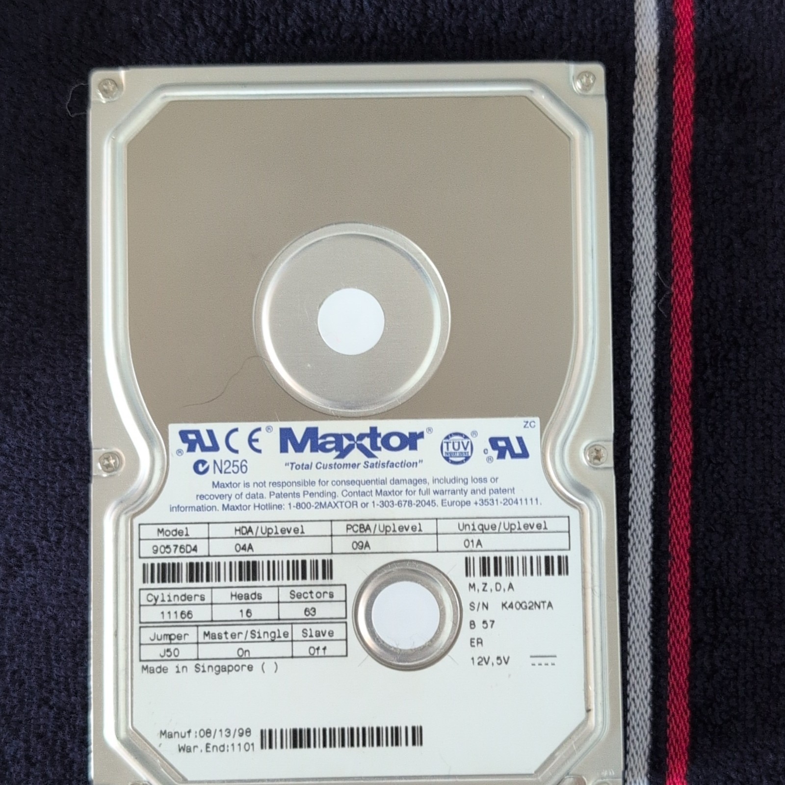 Maxtor DiamondMax 4.3GB 3.5" IDE Internal HDD 5400RPM 90576D4