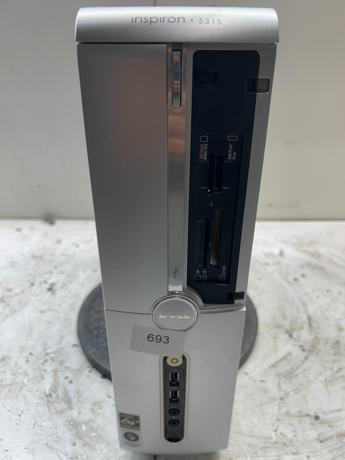 Dell Inspiron 531S AMD Athlon 64 X2 Dual Core 4400+ 2300MHz 1.5GB NO HDD