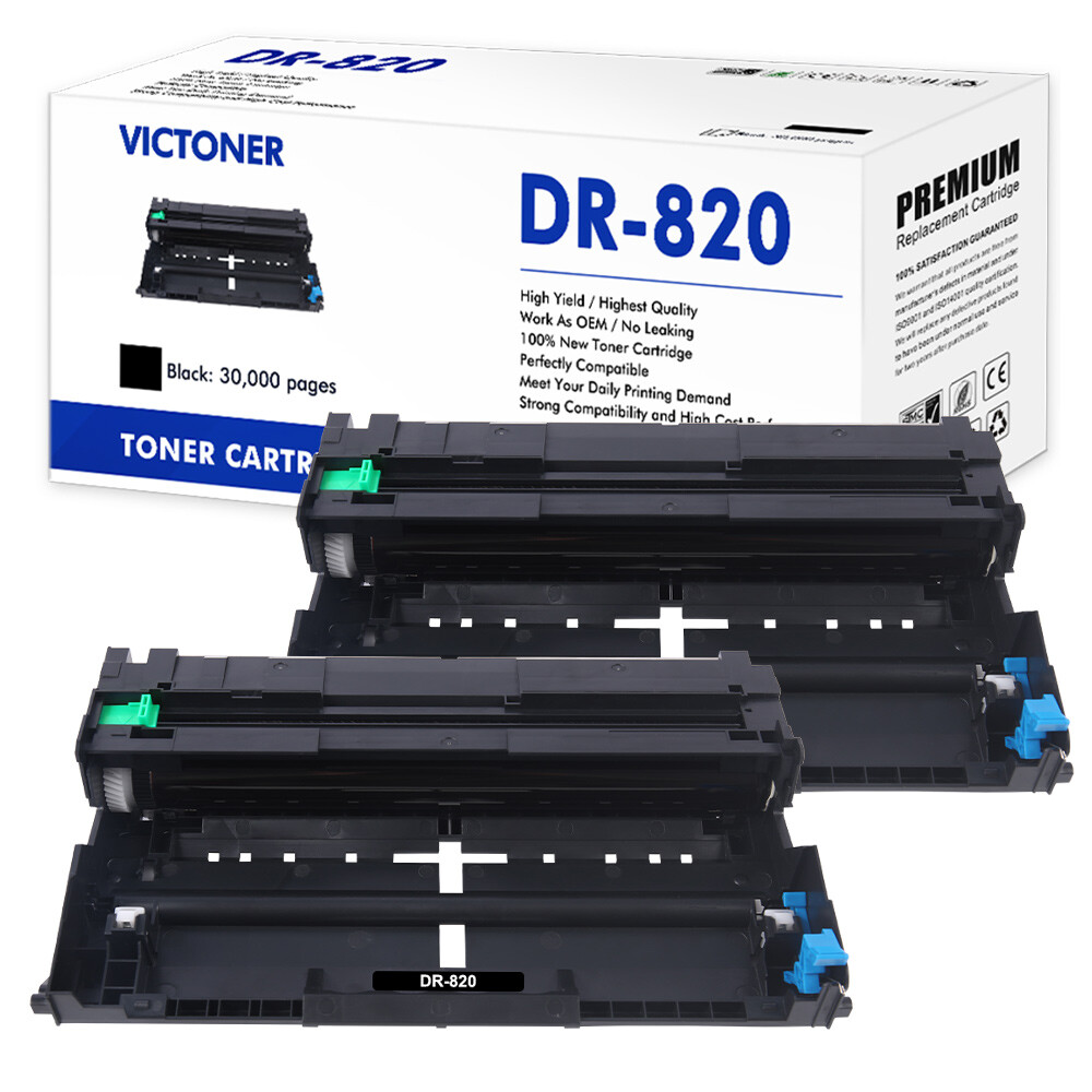 DR820 DR890 Drum for Brother HLL5200DWT HLL6200DW MFCL6700DW MFCL6750DW 2 PK