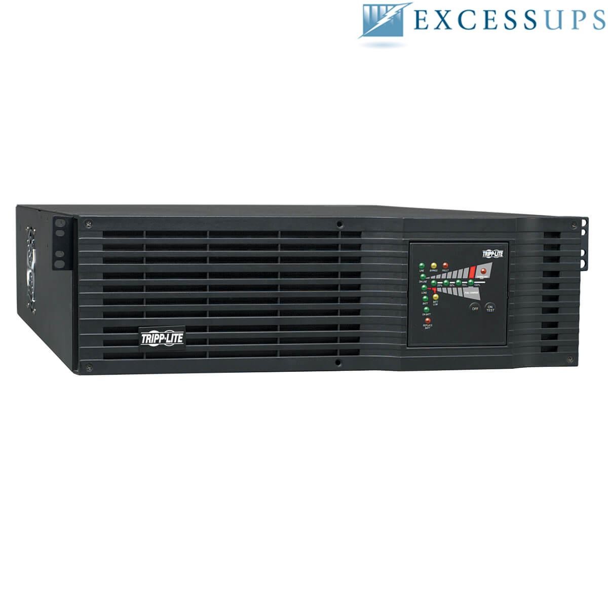Tripp Lite SmartOnline 3000VA 2400W RM 3U 120V SU3000RTXR3UJB - Refurbished
