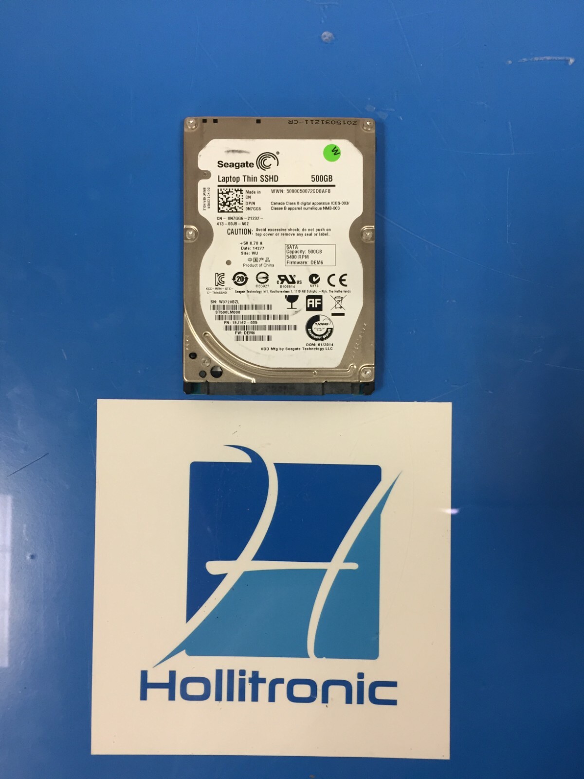 Seagate Laptop Thin SSHD 500GB SATA (1EJ162-035) ST500LM000 Hard Drive