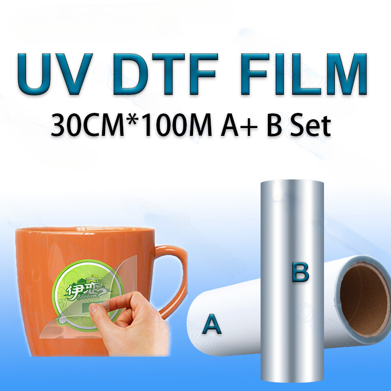 UV DTF INK Film A B 30CM*100M A3 A4 for L1800 L805 UV printers