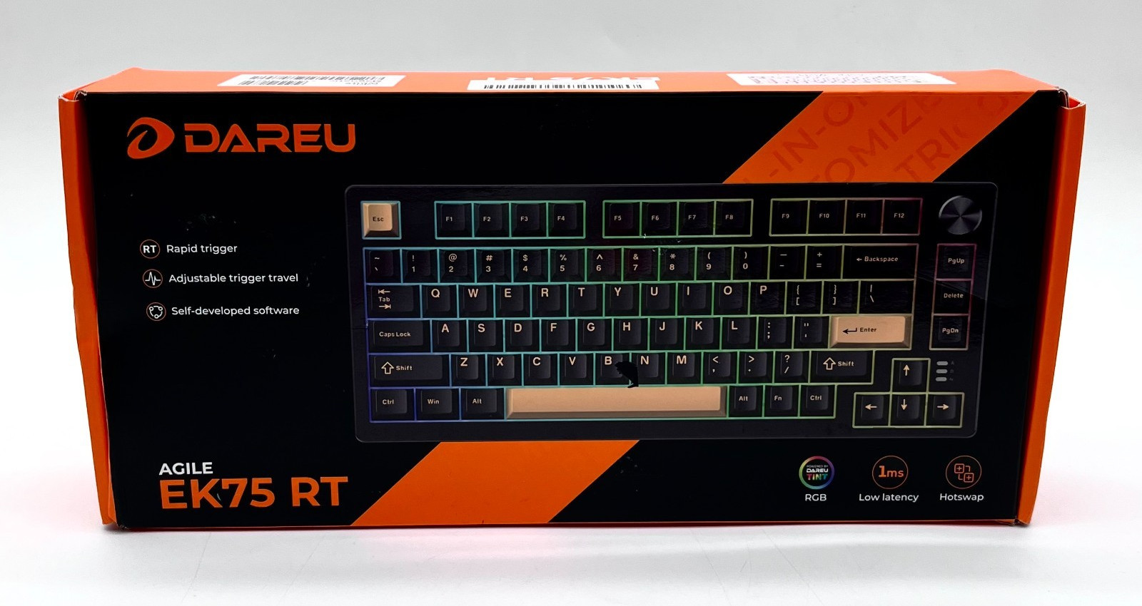 DAREU EK75 RT Magnetic Switch RGB Hot-Swap Wired Mechanical Gaming Keyboard