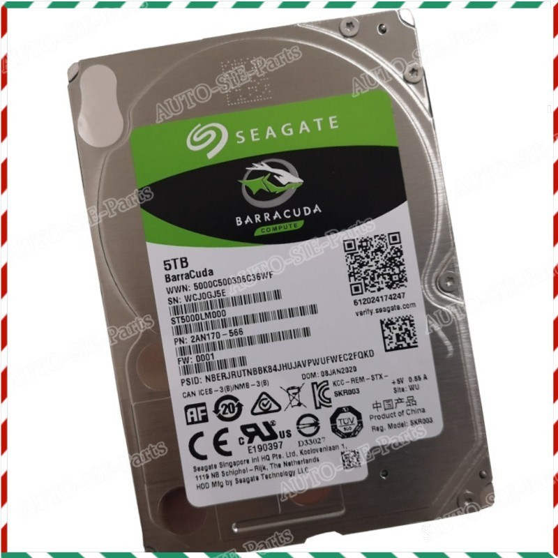 Seagate BarraCuda ST5000LM000 5TB 5400RPM SATA 2.5" Laptop HDD Hard Drive -15mm