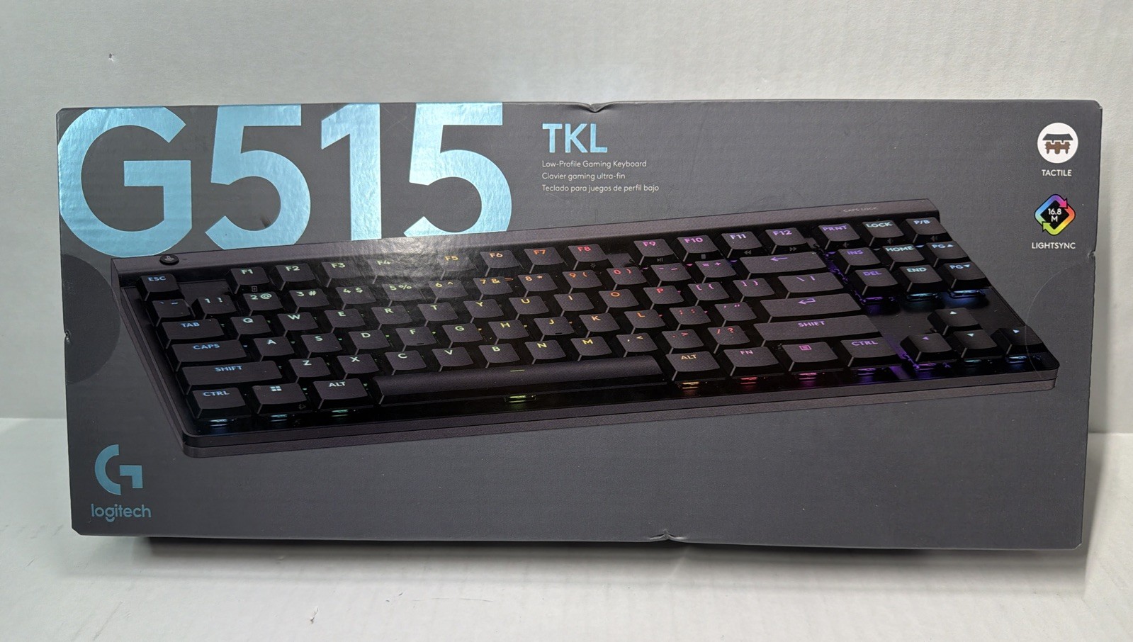 Logitech G515 TKL Wired Mechanical Gaming Keyboard Tactile Switch Black RGB New