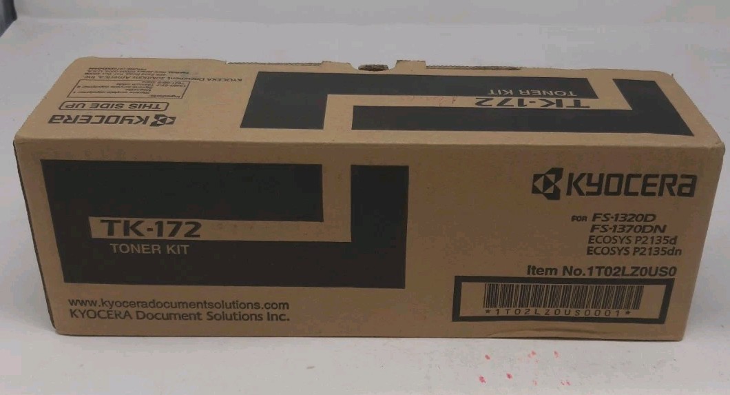 Kyocera TK-172 (1T02LZ0US0) Black Toner Cartridge