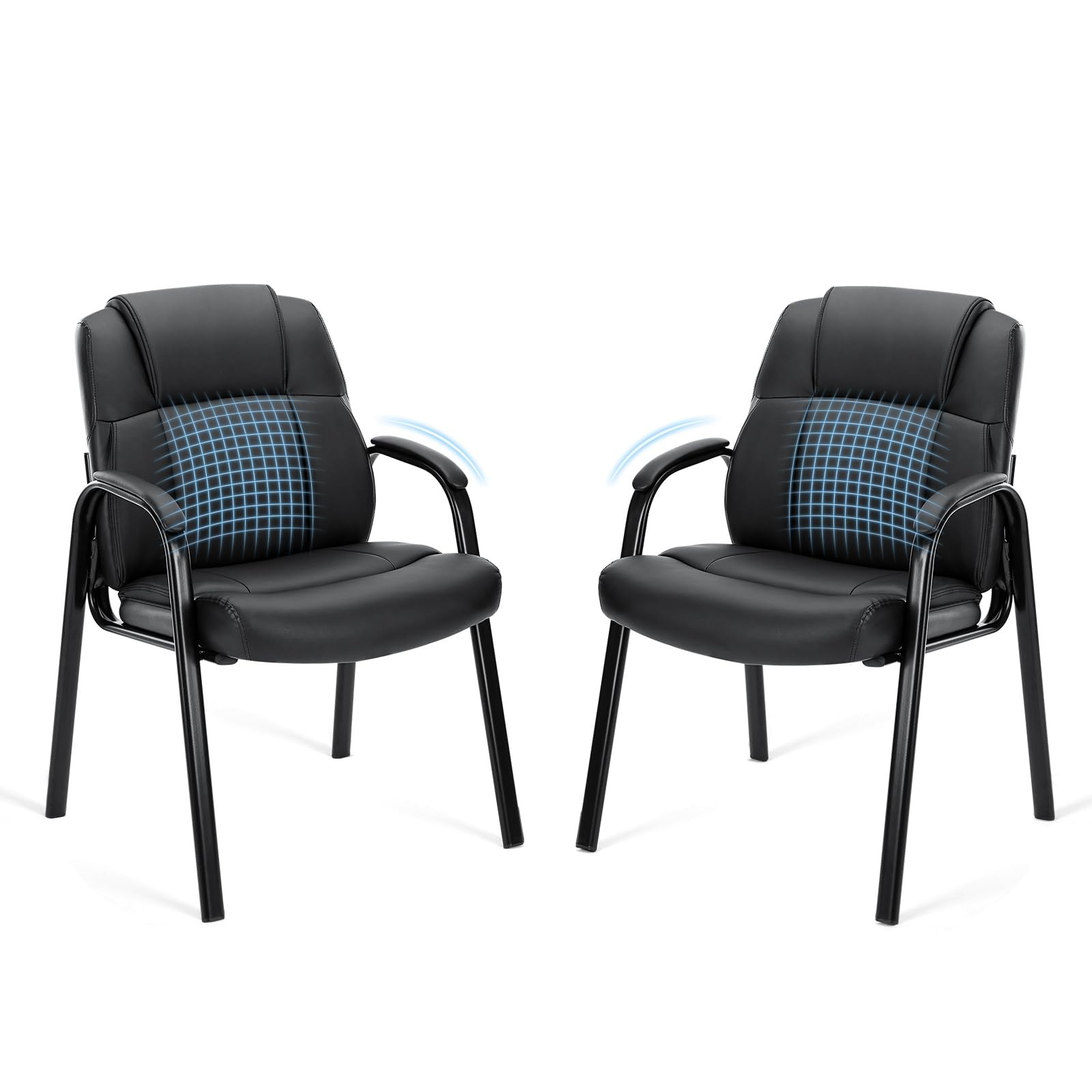 Office Guest Chairs Set of 2 Executive Waiting Room Sweetcrispy
