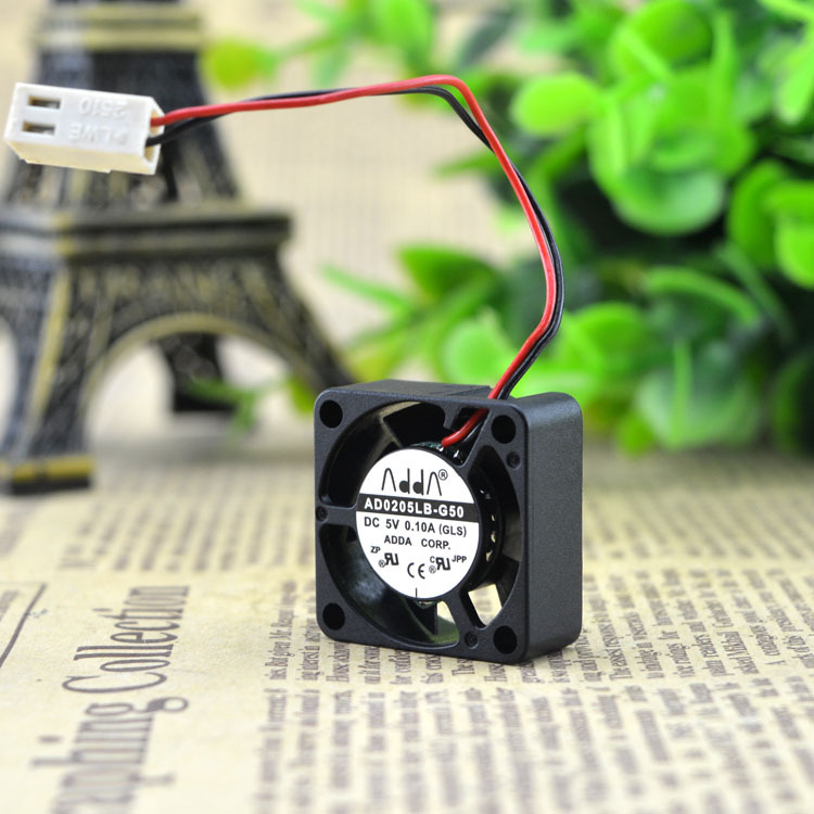 ADDA   AD0205LB-G50 FAN 25*25*10MM 2pin  5V 0.12A