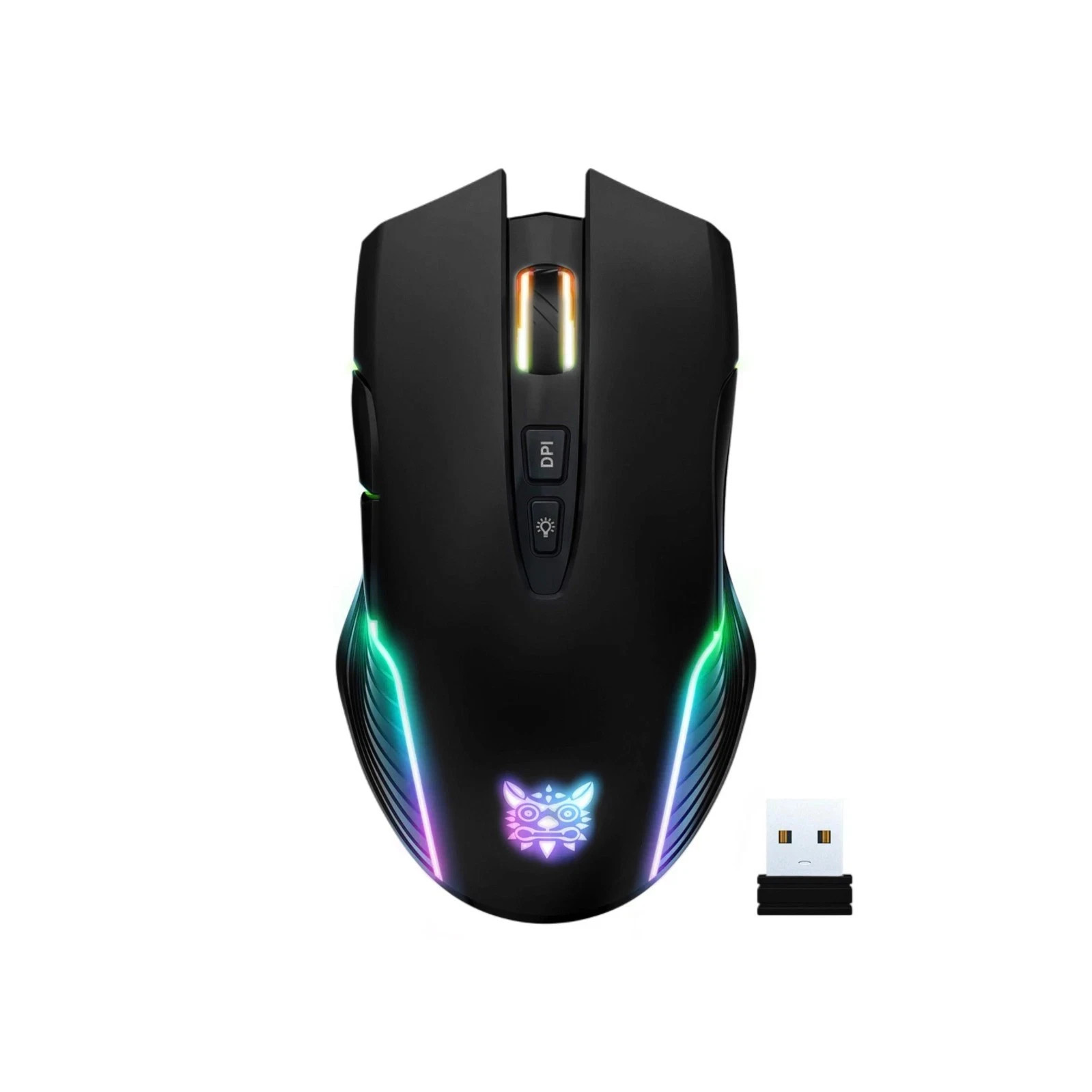 (3 COLORS) 2.4G RGB Wireless Gamer Gaming Mouse 3600 DPI Rechargeable 7 Button