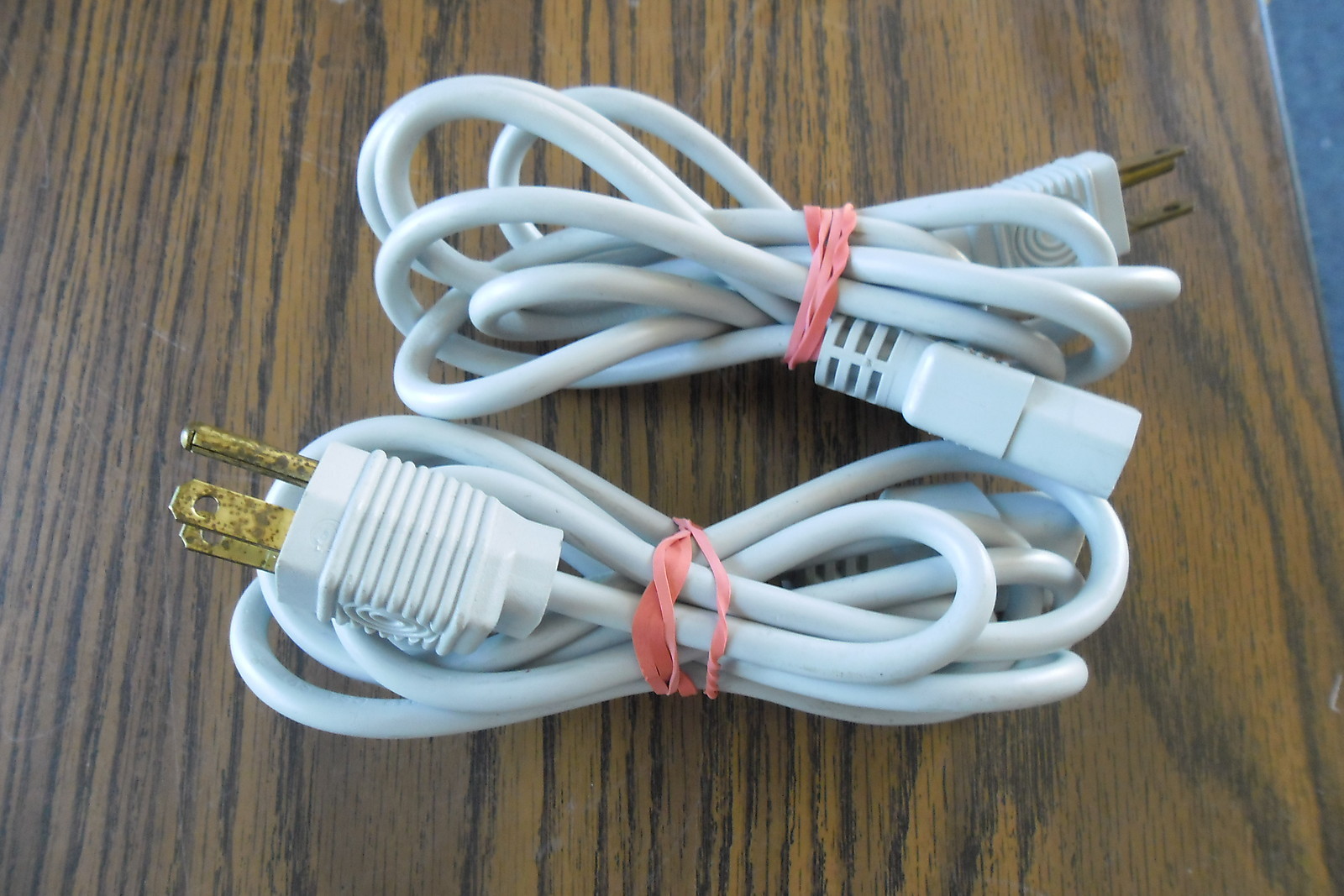 Light Gray 6ft 3-Prong - AWG Standard Universal  Power Cord