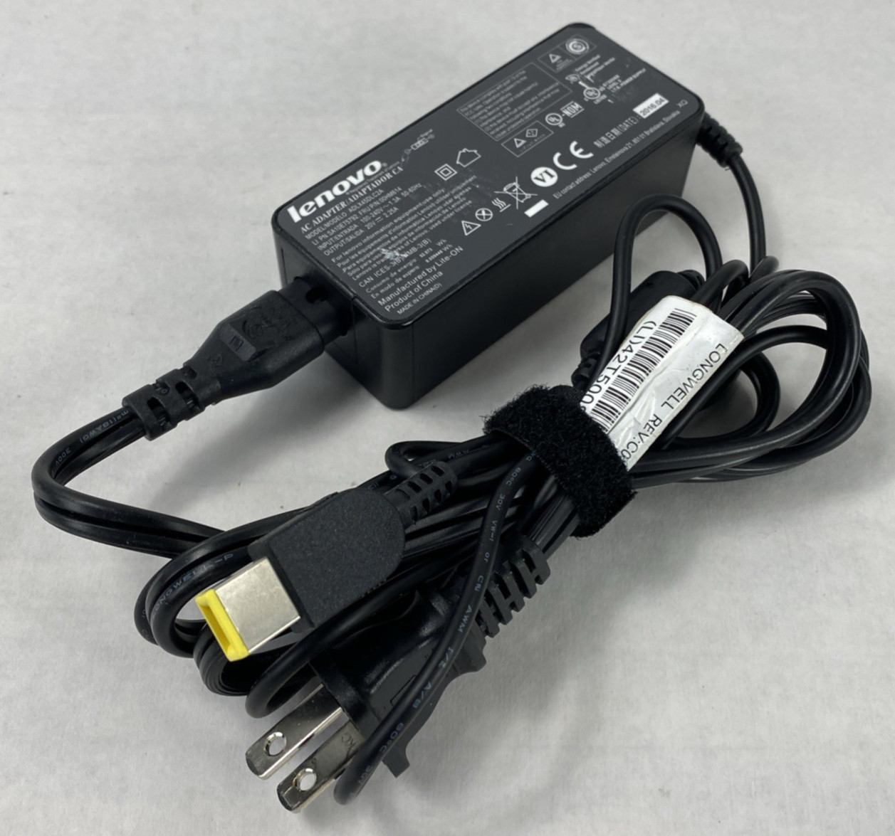 Lenovo ADLX45DLC2A 20V 2.25A 45W Slim Rectangular Tip AC Adapter (Lot of 9)