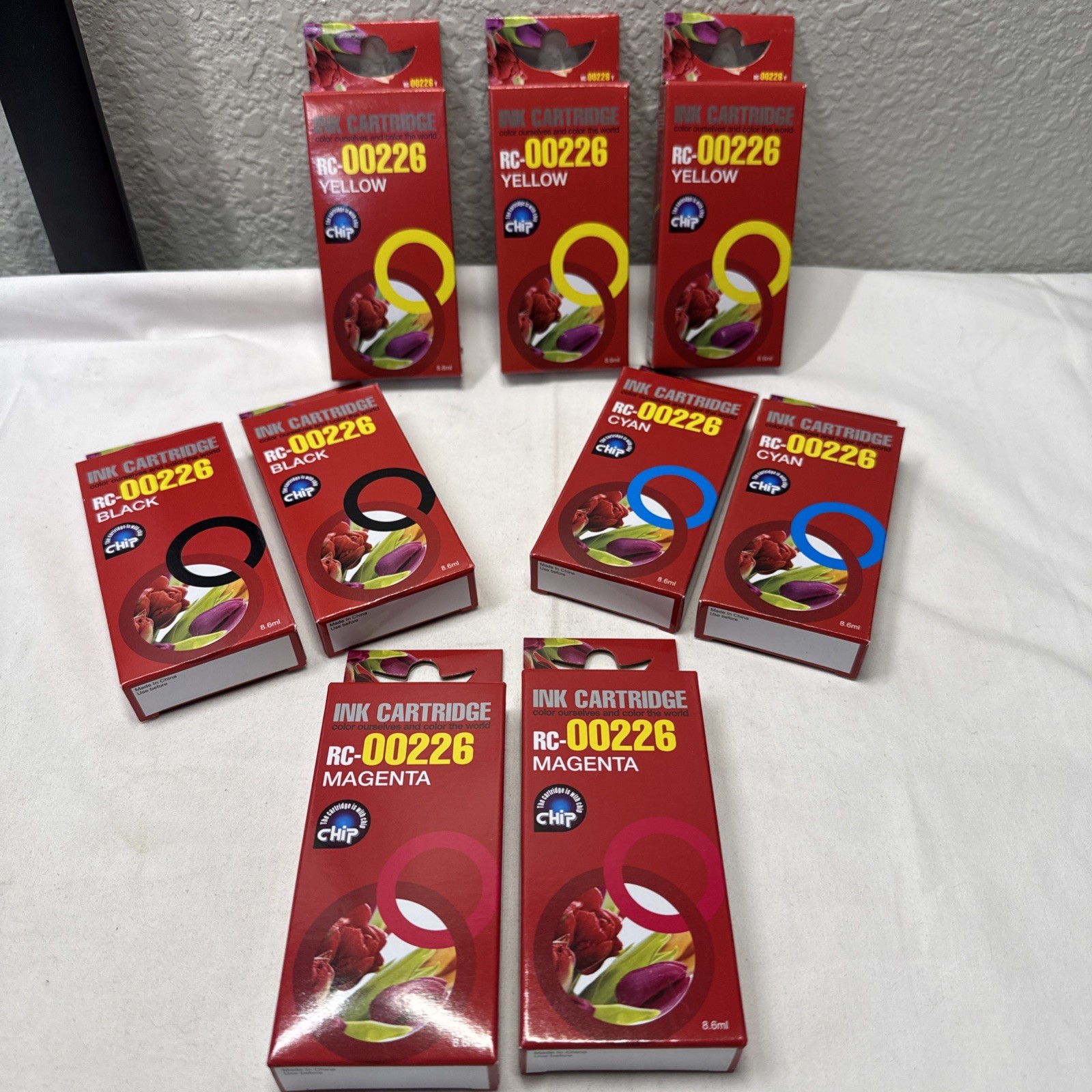 Canon Ink Cartridges RC-00226 Yellow(3), Black(2), Magenta(4), Cyan(4)