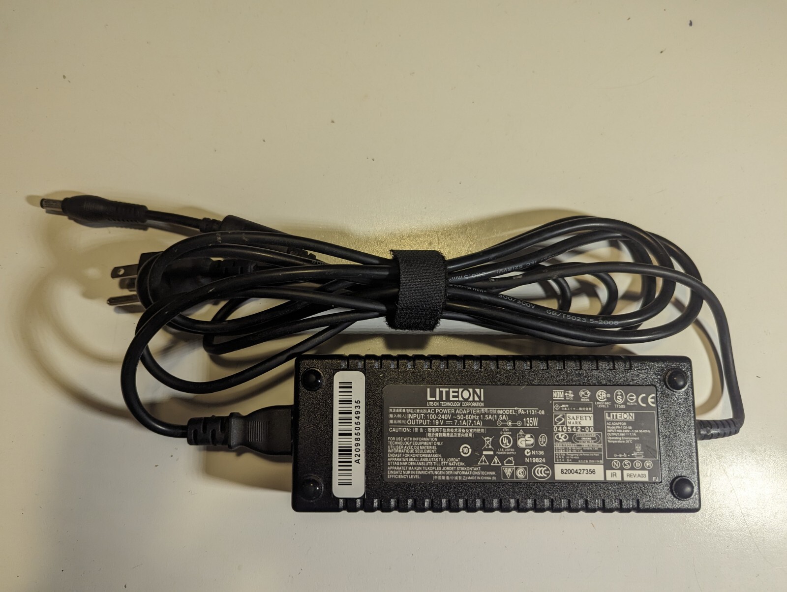 AC Adapter LiteON Acer PA-1311-07 PA-1311-08 Original Genuine 19V 7.1A 135W