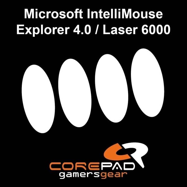Corepad Skatez Microsoft IntelliMouse Explorer 4.0 Laser 6000 Mouse Feet PTFE