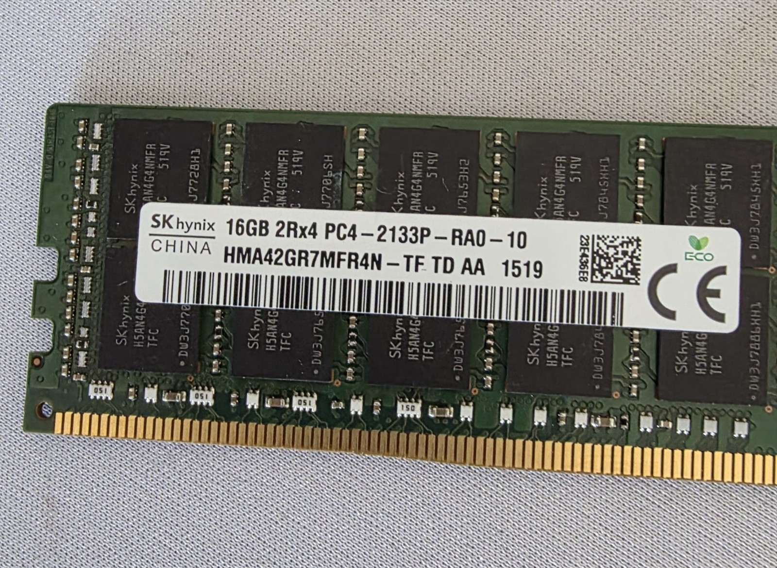 SK Hynix 16GB DDR4-2133P LRDIMM 2Rx4 ECC  RAM HMA42GR7MFR4N