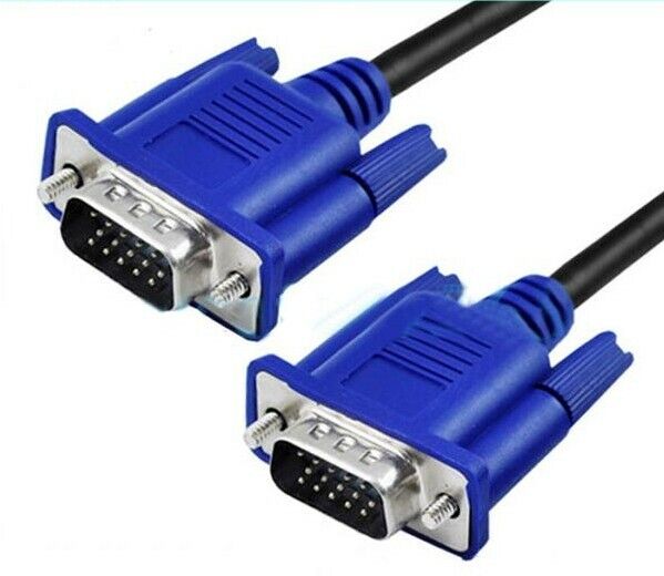 LOT 30FT 25FT 15FT 10FT 6FT VGA / SVGA HD15 Heavy Duty Shielded Cable Cord