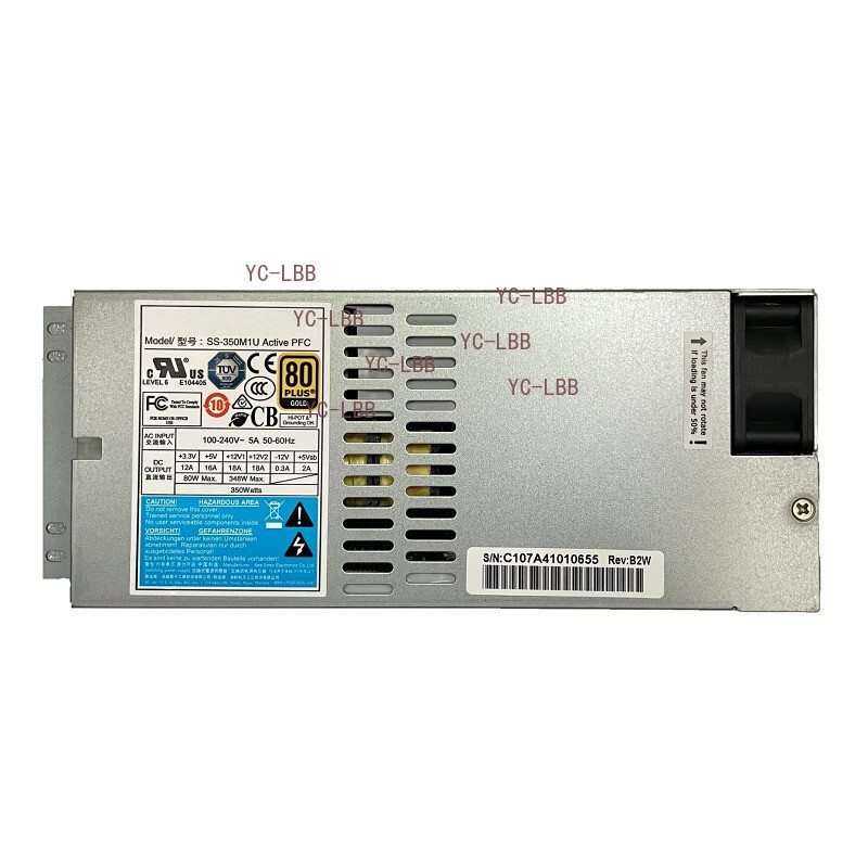 PSU For SeaSonic SS-350M1U APFC 80+ 1U FLEX 350W Server Switching Power Supply