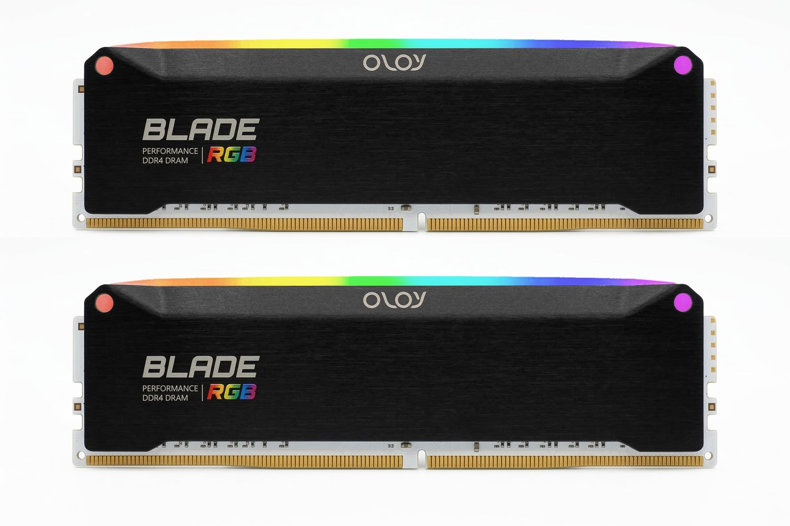 OLOy DDR4 RAM 16GB (2x8GB) Black Hairline Blade RGB 2666 (8GBx2),