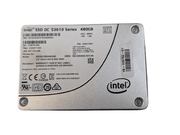 Intel 480GB SSD DC S3610 Series 2.5