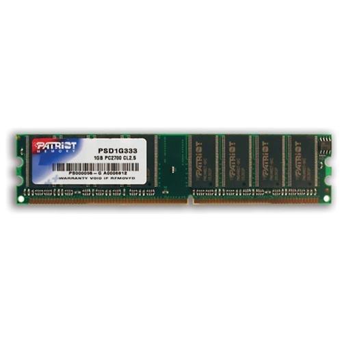 Patriot Memory 1 GB DIMM DDR Memory (PSD1G333H)