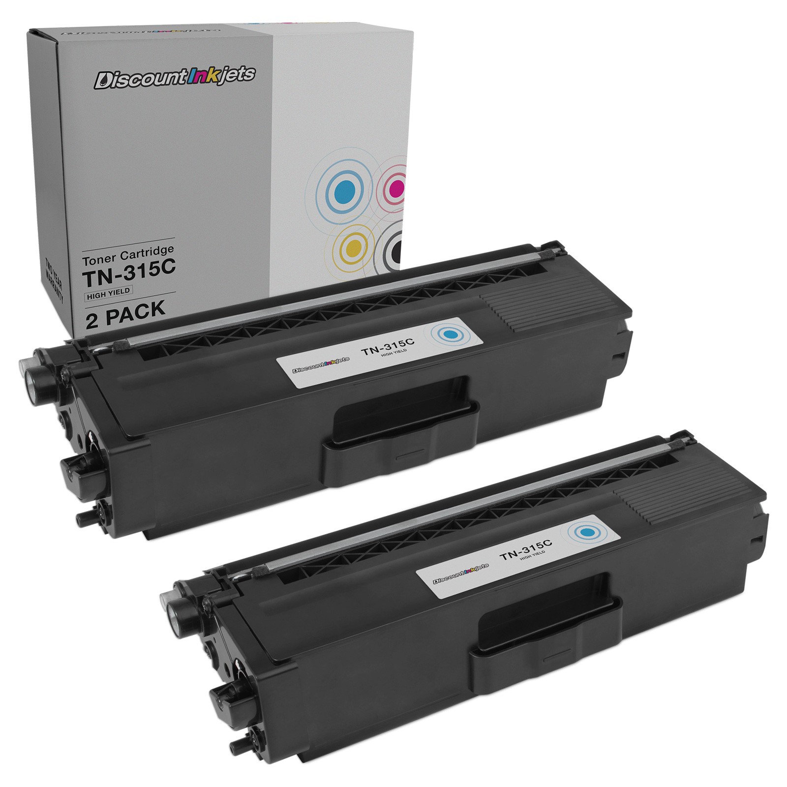 2PK TN315C CYAN Toner Cartridge for Brother HL-4150c HL-4570cdw MFC-9970cdw 9560