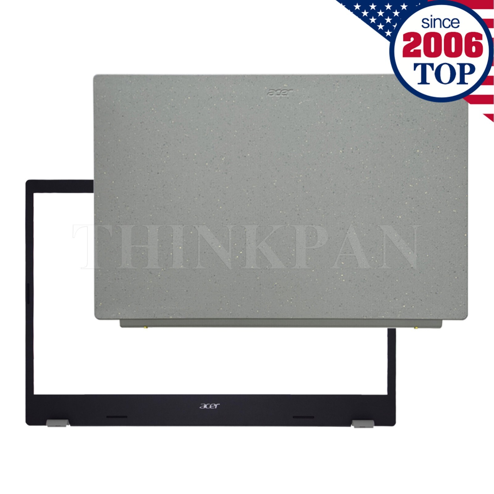 New LCD Back Cover/ Bezel For Acer Aspire Vero AV15-51 AV15-52 Gray 60.AYCN2.004