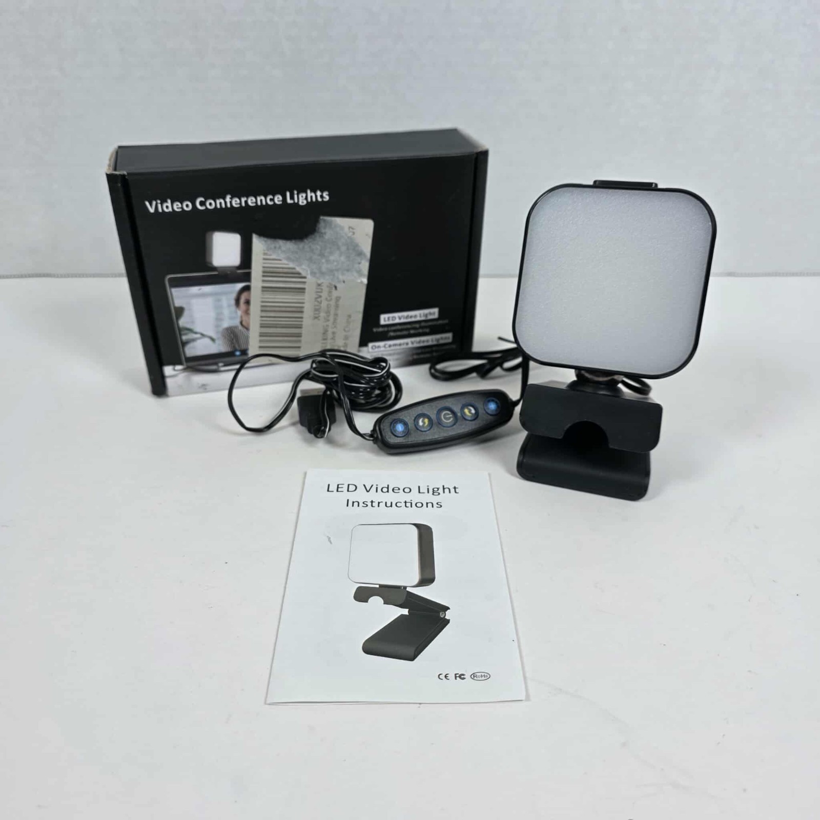 Magnetic Video Conference Lighting Kit, Laptop Computer Monitor LED Video