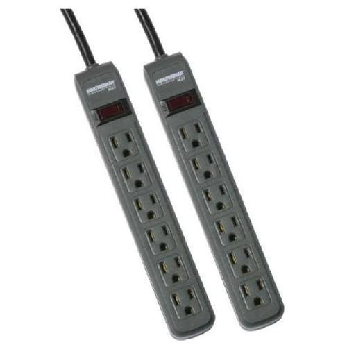 Minuteman MMS Series 6 Outlet Surge Suppressor Twin Pack - Receptacles: 6 - 241J
