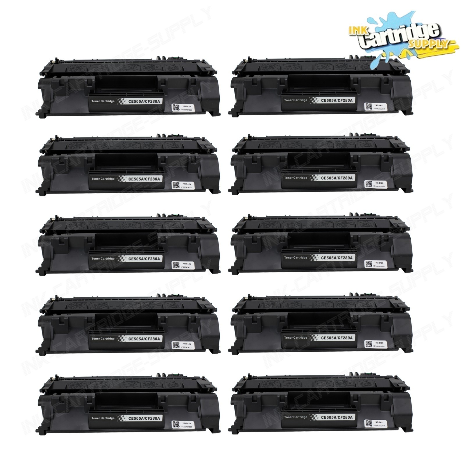 10PK New CE505A 05A Toner for HP LaserJet P2050 P2035n P2055d P2055dn P2055X