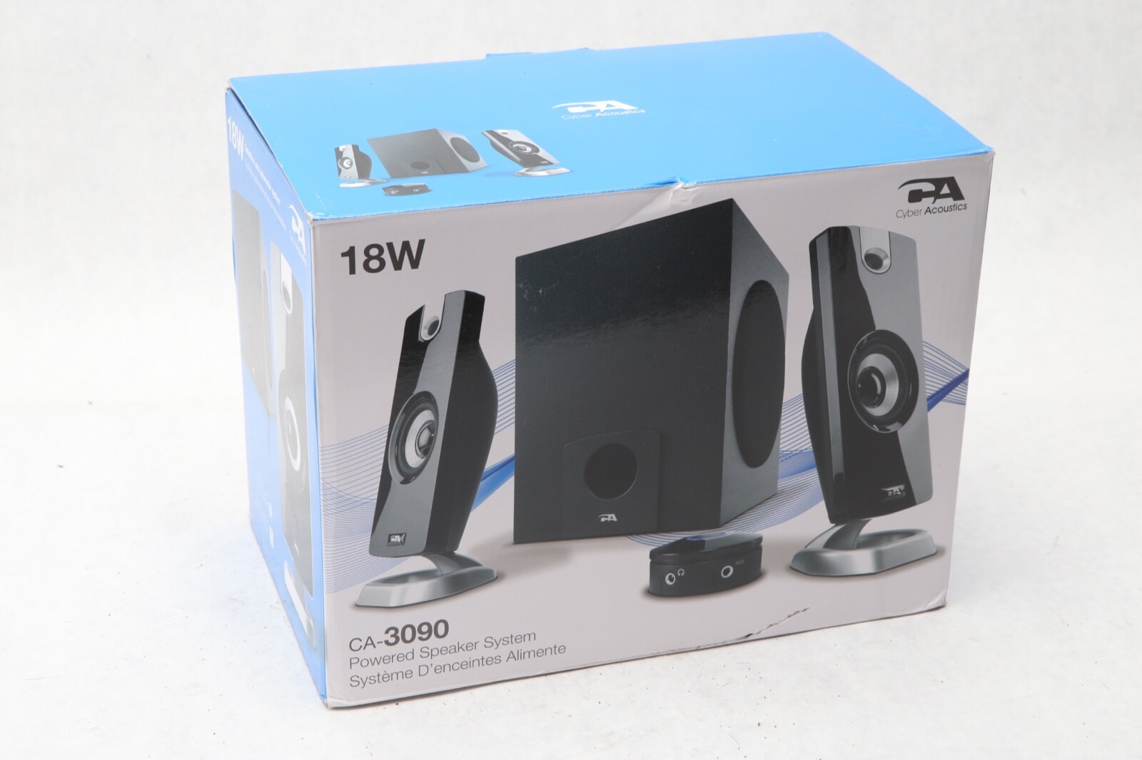 Cyber Acoustics CA-3090 2.1 Speaker System with Subwoofer with 18W Power SH