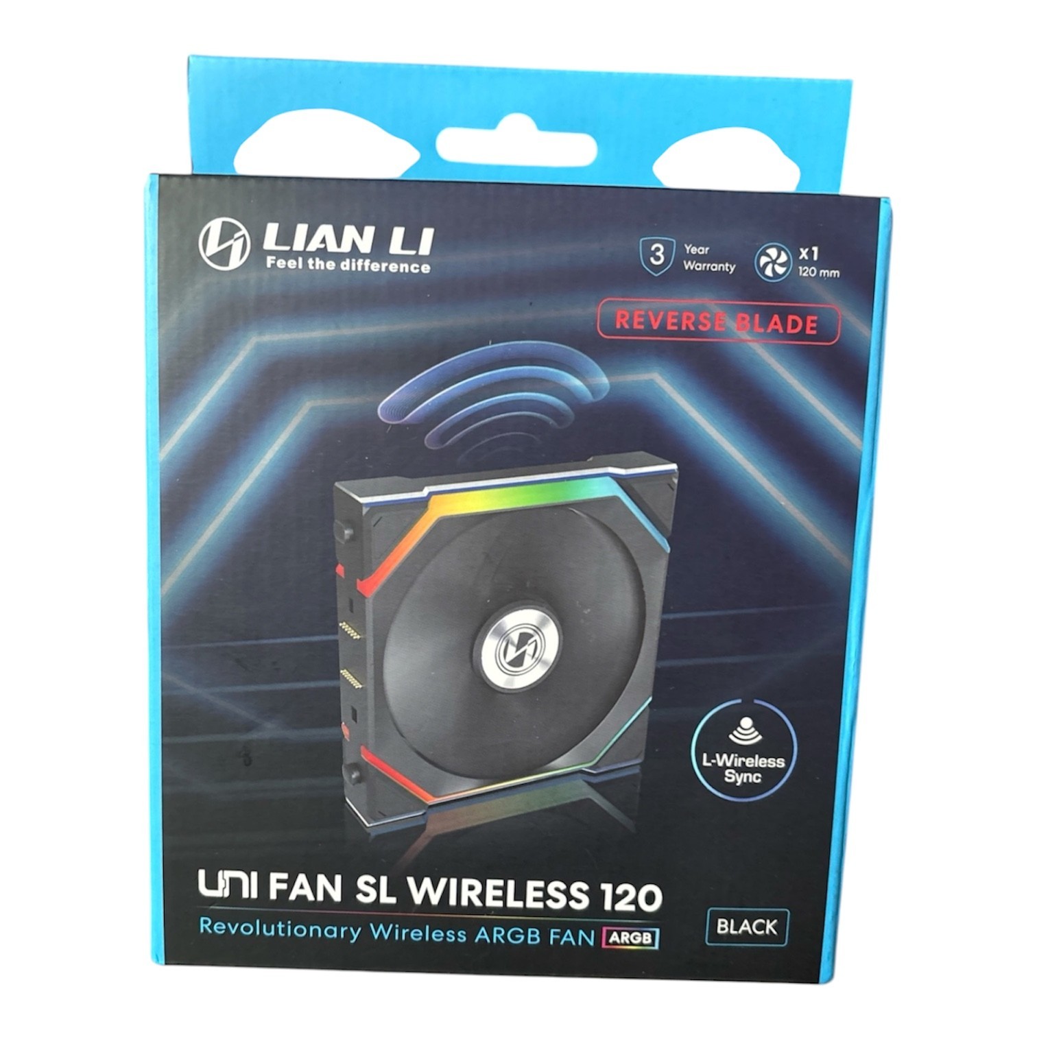 Lian Li UNI Fan SL Wireless 120mm ARGB – Reverse Blade lack
