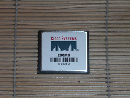 CISCO MEM-CF-256MB 256MB Compact Flash 1900 2900 3900 ISR2 Router