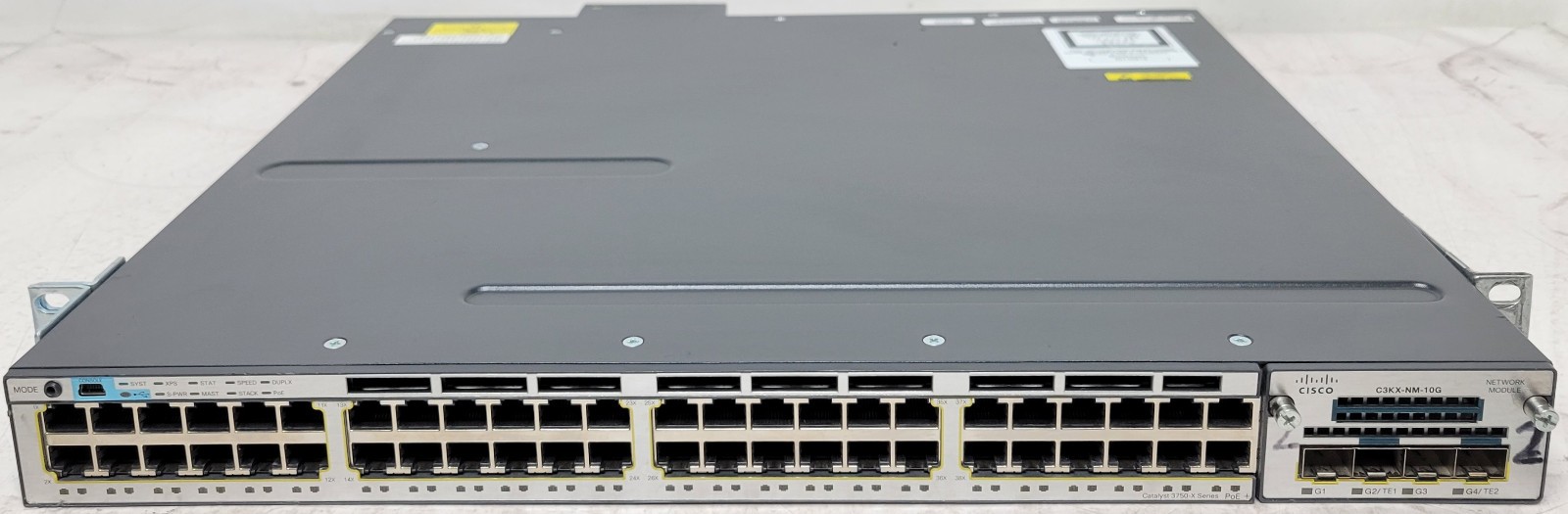 Cisco Catalyst 3750-X 48 Port Power Over Ethernet Switch WS-C3750X-48PF-S #3