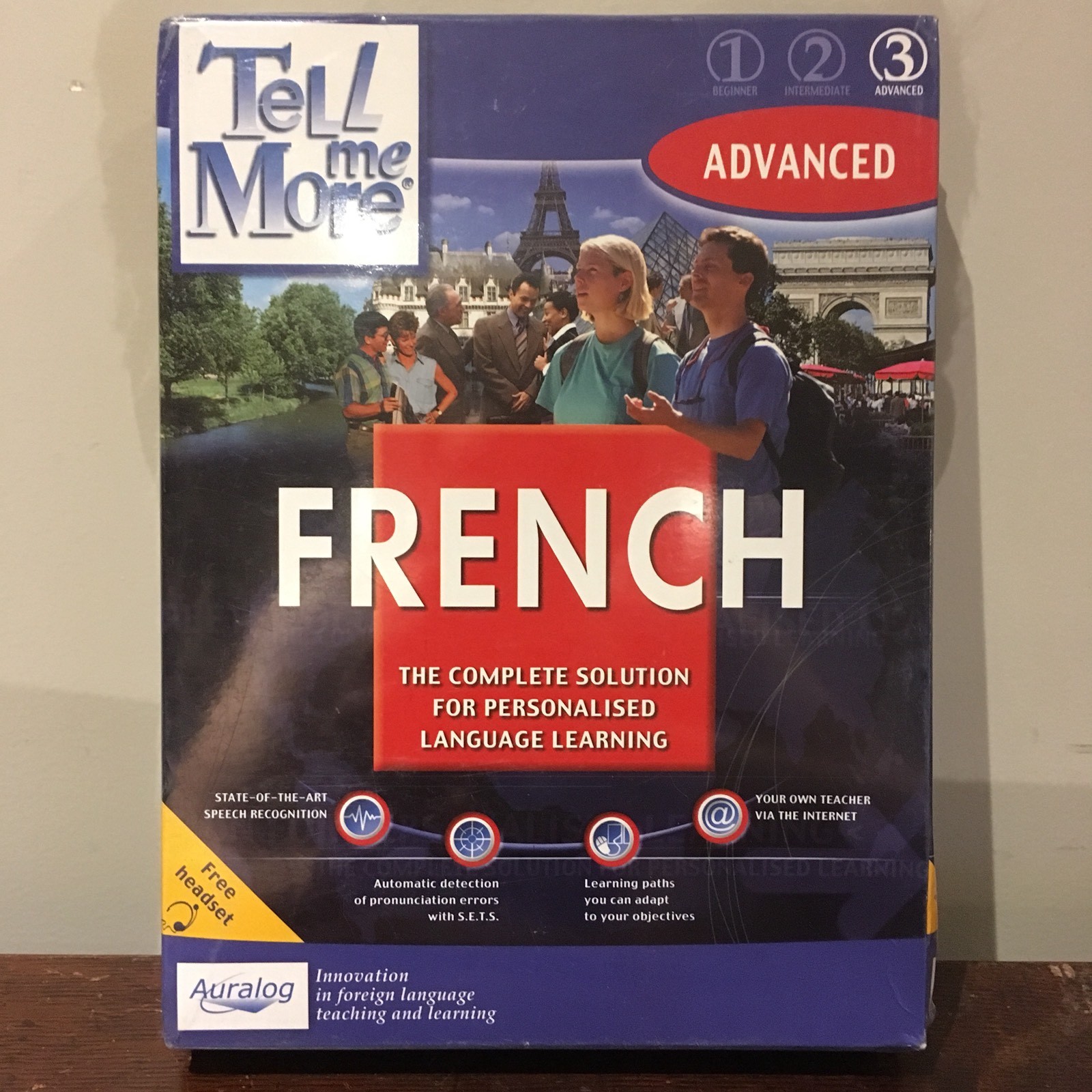 Auralog (Rosetta Stone) French "Tell Me More" Advanced 3 Language Learning CDs