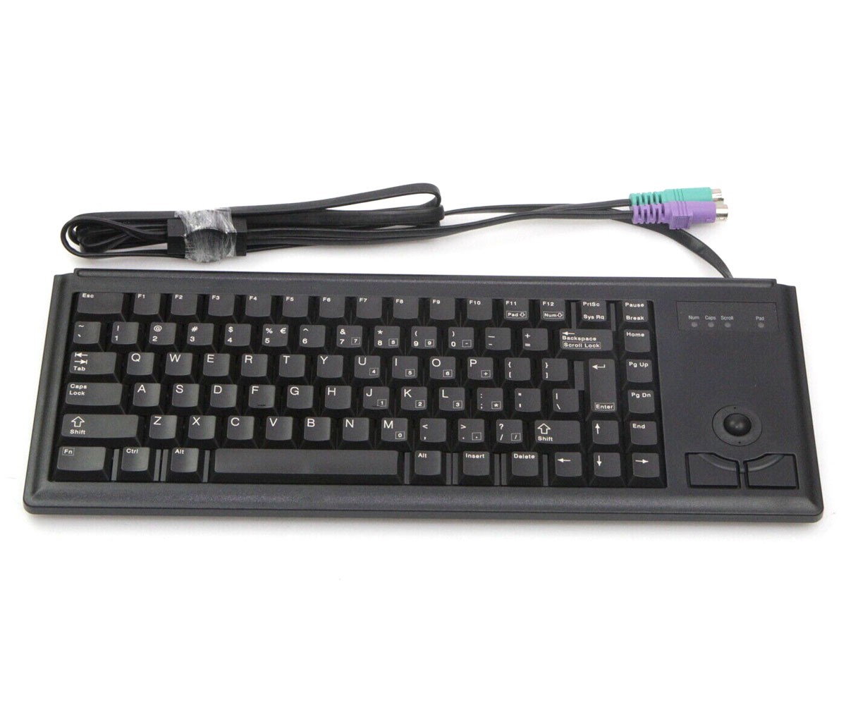 CHERRY UltraSlim G84-4420 Keyboard - 83 Keys - QWERTY Layout - PS/2 - Black