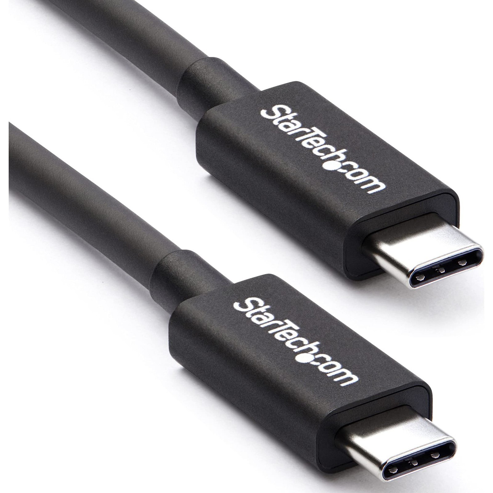 StarTech.com 40Gbps Thunderbolt 3 Cable - 1.6ft/0.5m - Black - 5k 60Hz/4k 60Hz -