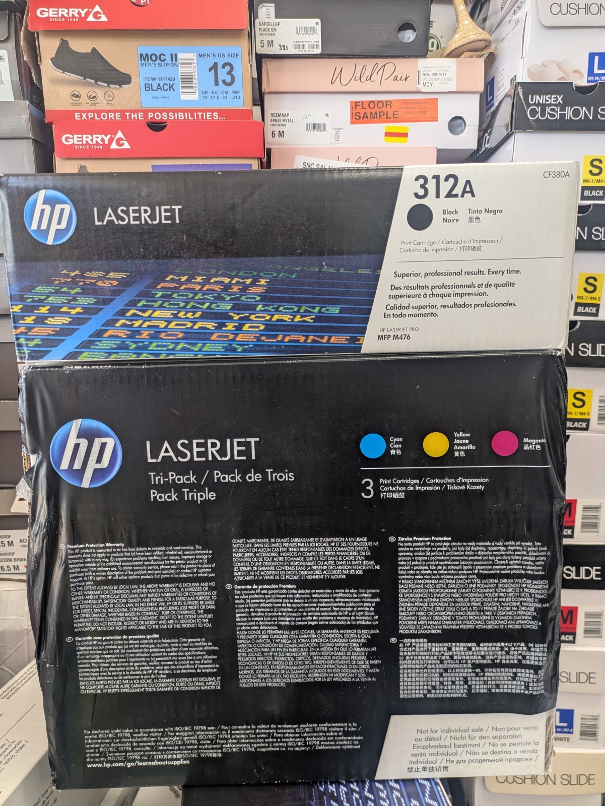 HP 312A Toner Cartridges Original Set CF380X/ CF381A/ CF382A/ CF383A - SEALED