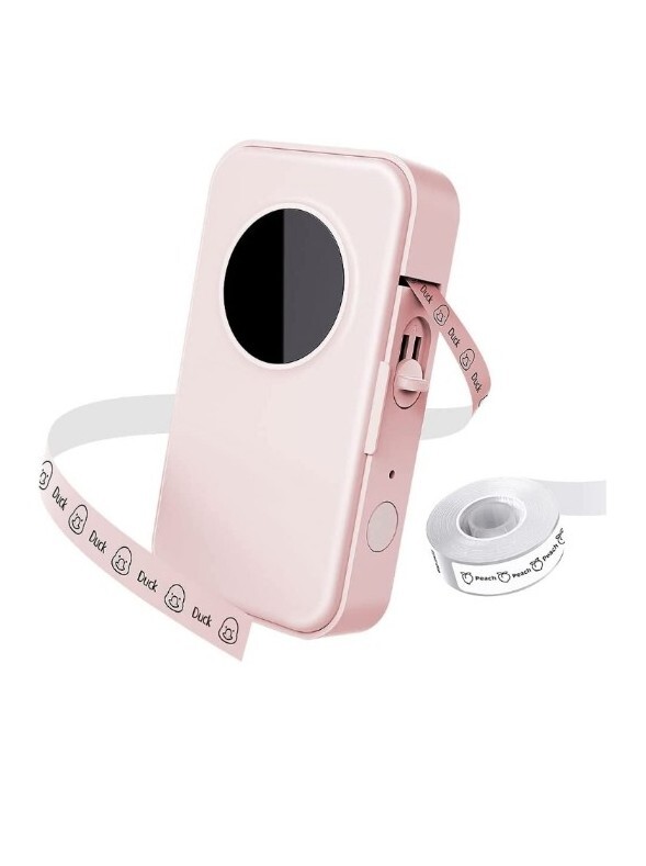 Label Maker D35 Laberler 2023 Version, Bluetooth, Portable, Color Pink