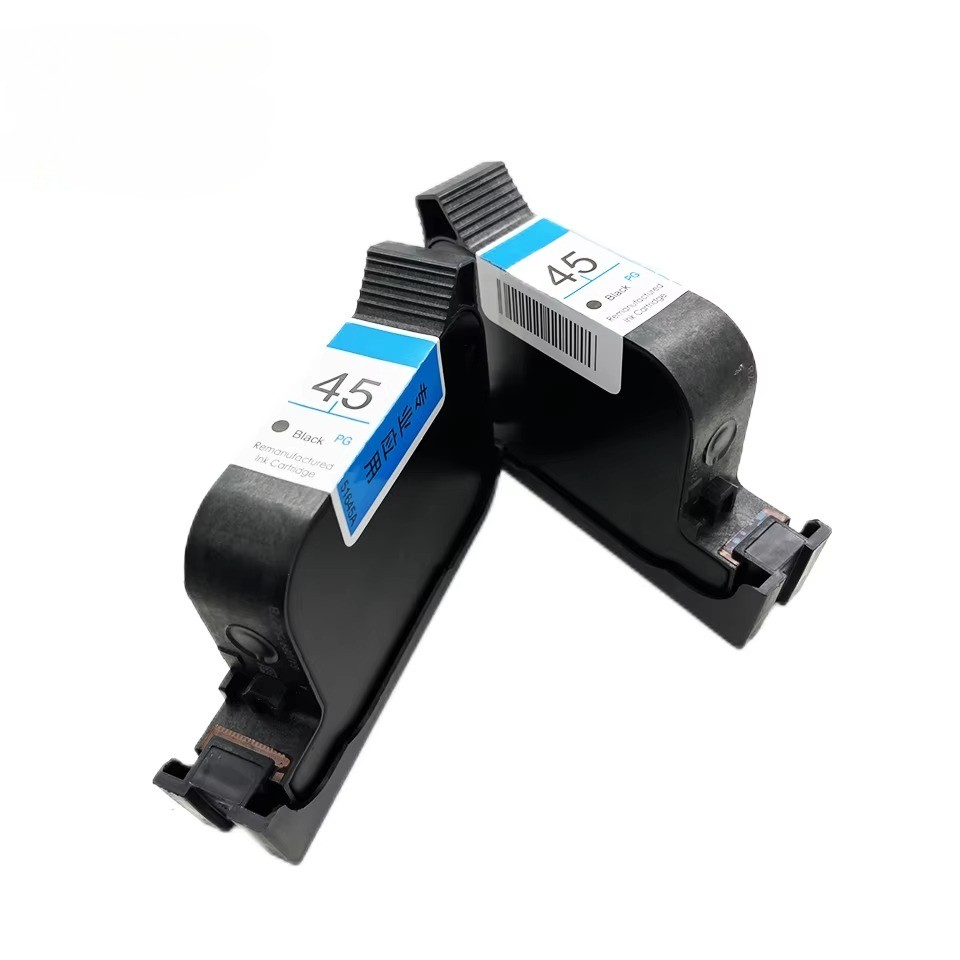25.4mm Solvent Ink 45 51645A ink Cartridge for HP Inkjet Printer 2pcs