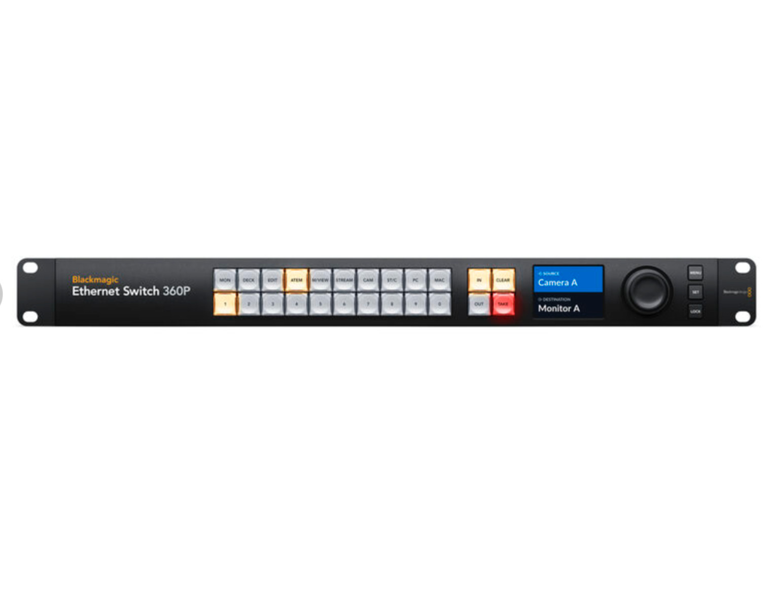 Blackmagic Design Ethernet Switch 360P, SMPTE 2110 Video, 16 x 10GbE, Rear Ports