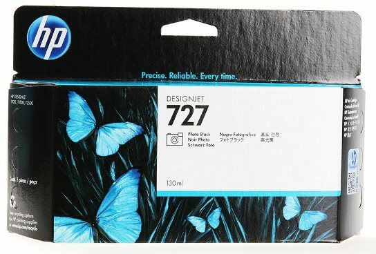 HP #727 Photo Black Ink Cartridge B3P23A GENUINE NEW