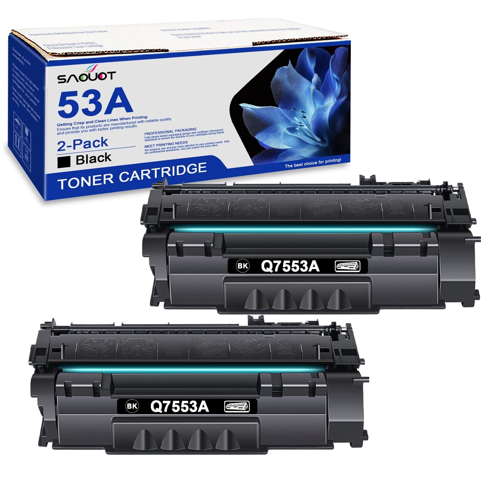 53a Q7553A Toner Cartridge Replacement for HP P2015 P2015x P2015d P2015n P2015dn