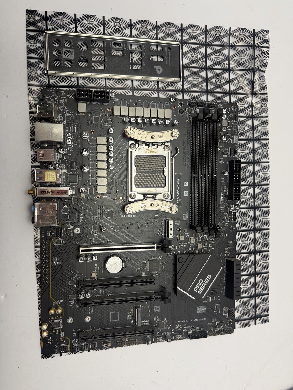 MSI PRO B650-VC WiFi AM5 ATX AMD Motherboard