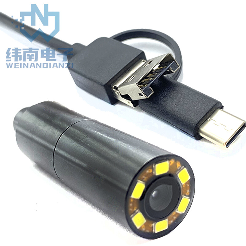 6LED USB Borescope Inspection Camera 12MP Autofocus USB Endoscope Camera Module