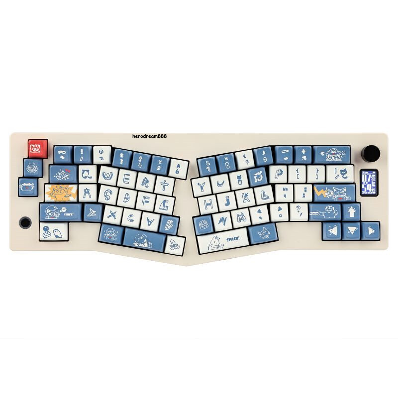 CIDOO ABM066 Alice Gasket Mount Barebone Keyboard Hot Swap PCB RGB Wireless 2.4G