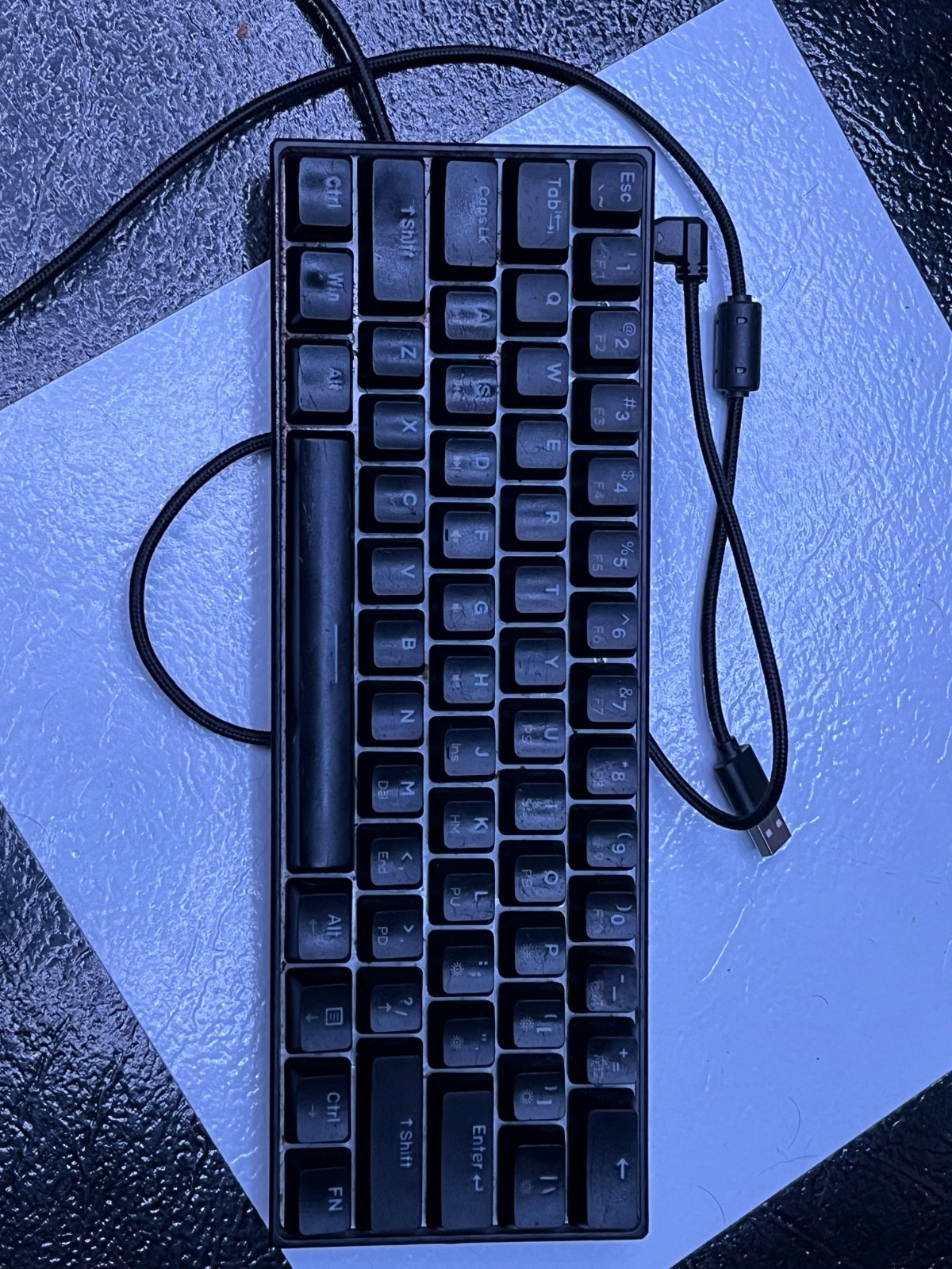 Mechanical Gaming Keyboard - DIERYA DK61 - RGB Hot-Swappable Brown Switches 60%
