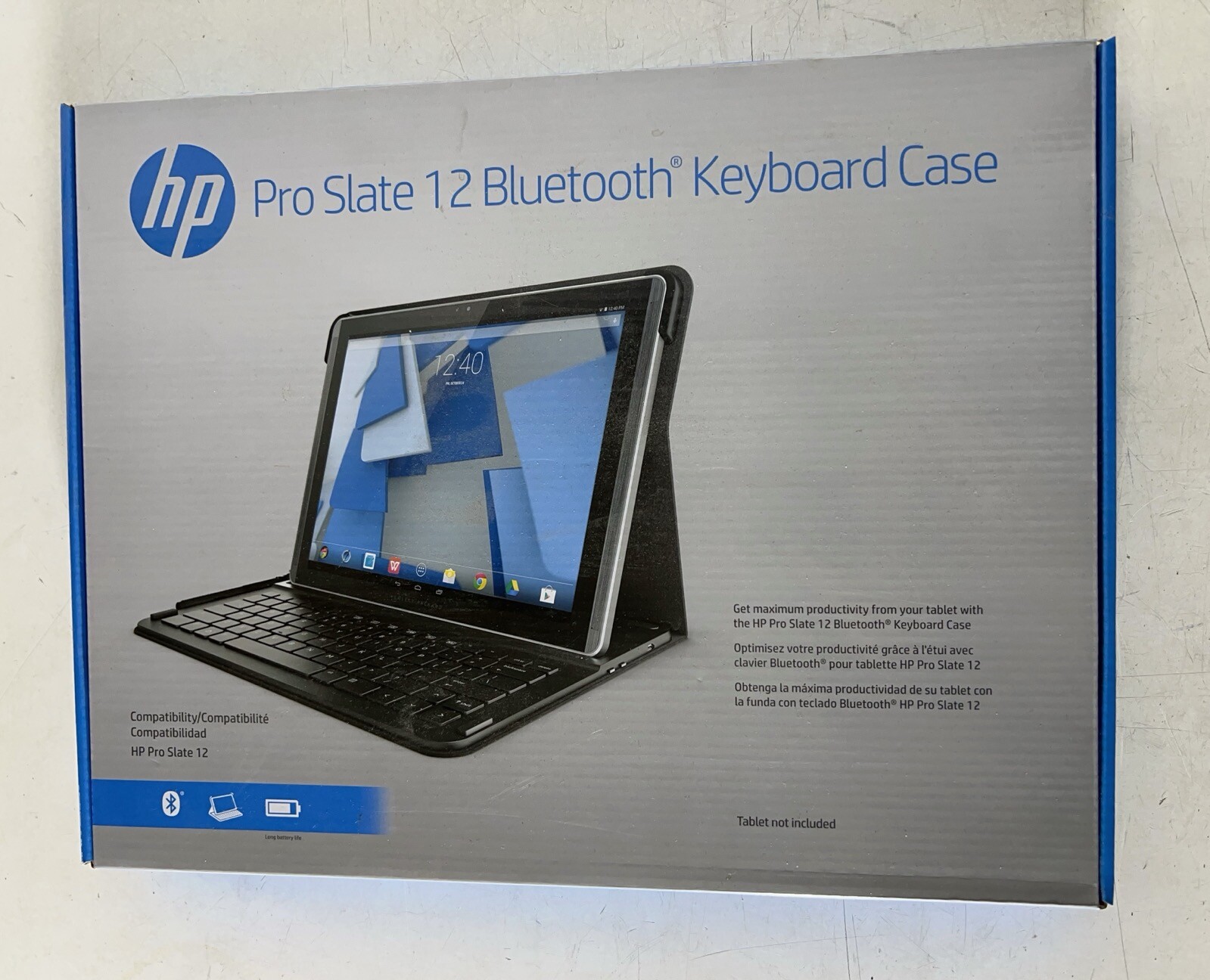 HP Pro Slate 12 Bluetooth Keyboard K4U66AA#ABU Original Accessories New Original Packaging