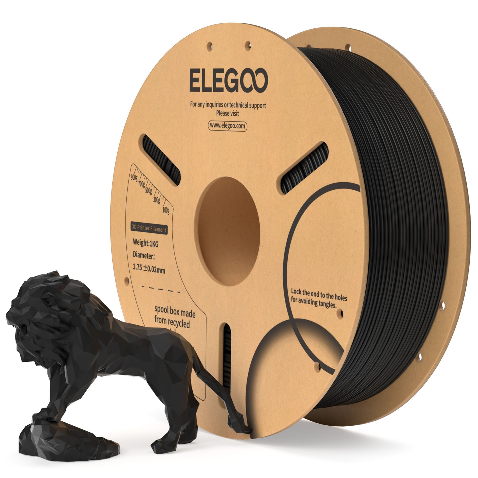 【Buy 6 Get 10】ELEGOO ASA Matte PLA PLA+ PETG TPU 3D Printer Filament 1.75mm 1kg