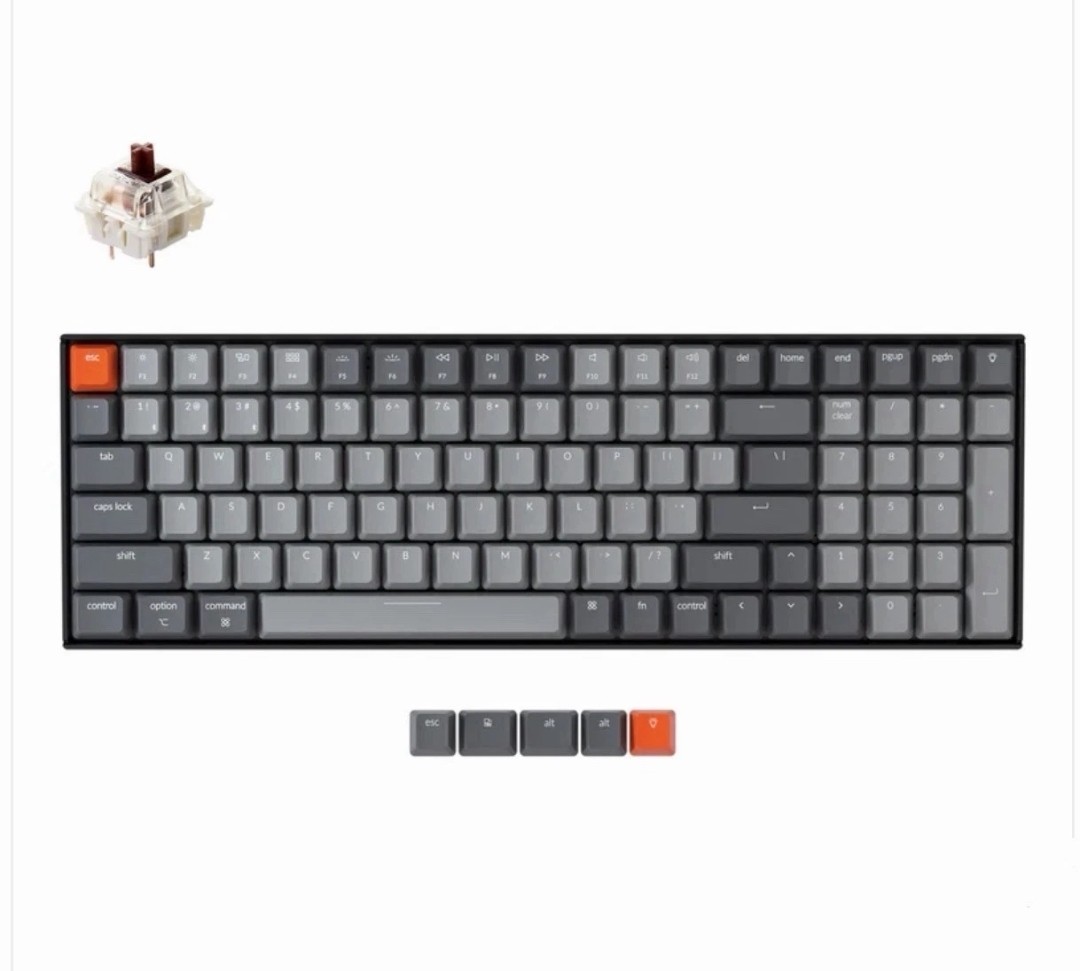 Keychron K4 Version 2 Wireless Gaming Keyboard K4A3 Brown Switches New Open Box